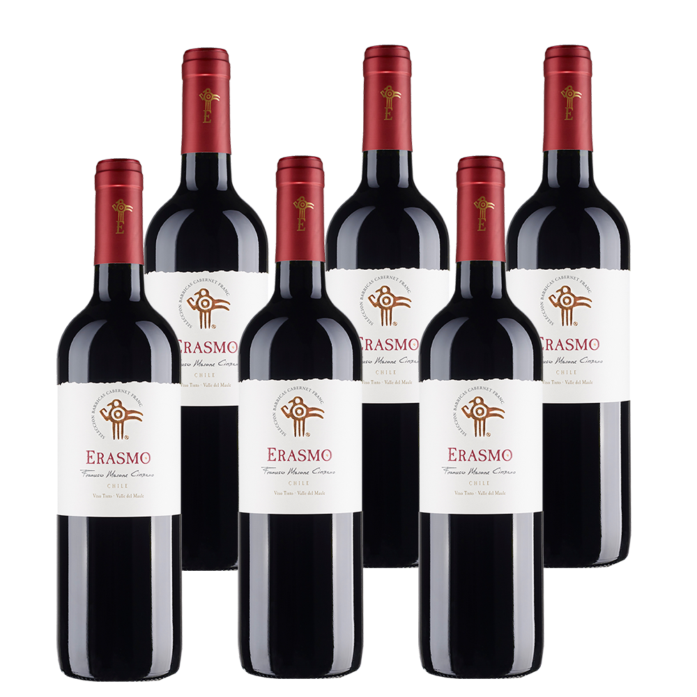 Caja 6 Erasmo Cabernet Franc 2017